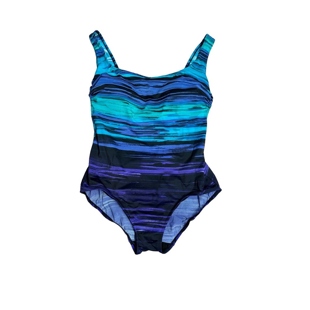 Great Lengths Longitude Swimsuit Size 16 Wire Free One Piece Long Torso Slimming